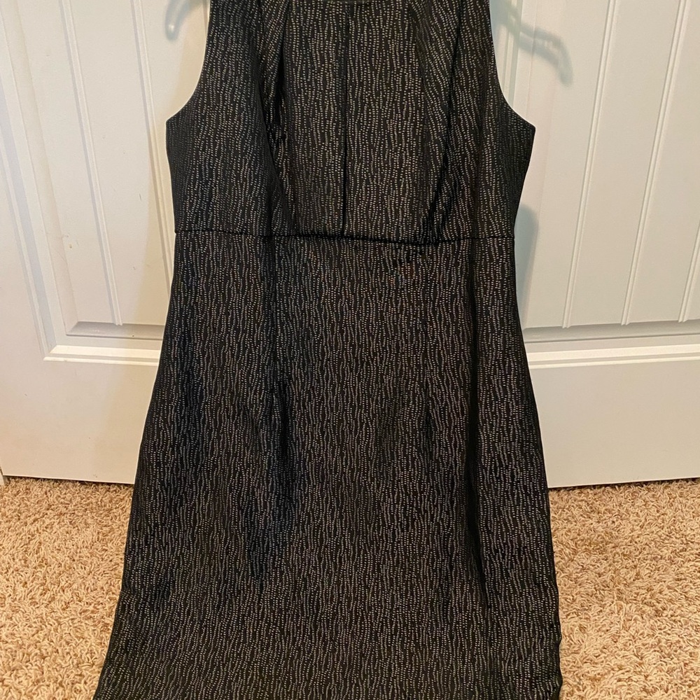 Just Taylor Textured Mini Dress in Black